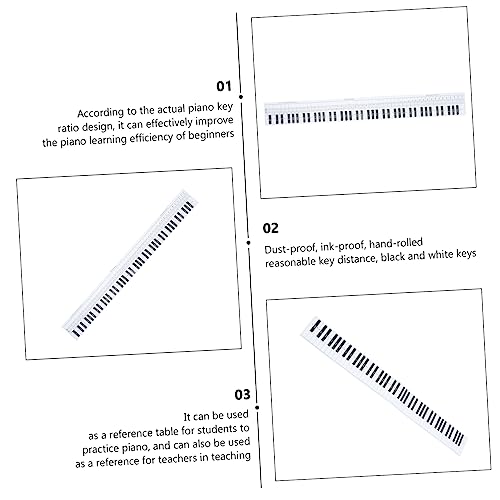 BESTonZON 3 Pcs 88 Clavier Pratique Autocollant Graphique Papier Clavier Carte Papier Couché Blanc Clavier Échelle Autocollant Piano Doigté Autocollant Clavier Papier De Formation Clavier - Les Beatles, Paul McCartney, John Lennon, RIngo Starr, George Harrison BESTonZON 3 Pcs 88 Clavier Pratique Autocollant Graphique Papier Clavier Carte Papier Couché Blanc Clavier Échelle Autocollant Piano Doigté Autocollant Clavier Papier De Formation Clavier – Image 7