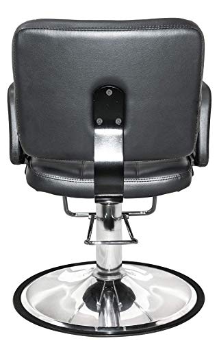 Chromium® 'Ariana' Professional Styling Chair [2038] By Puresana, Rotates 360 Degrees, Premium Vinyl Seat, High Density Foam Cushions, Durable Steel Construction. #TOP3