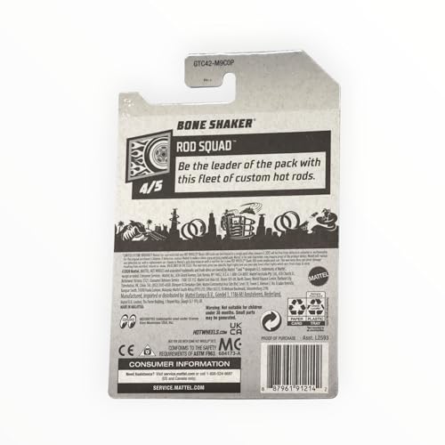 Hot Wheels Bone Shaker Moon Eyes Gris 2021 miniatura 2