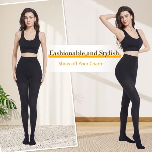 medical compression pantyhose for women men 20-30 mmhg graduated compression tights closed toe compression stockings support hose high waist compression leggings for varicose veins edema