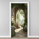 FONCTION: Idéal pour les portes et la décoration murale, peut être utilisé comme papier collant pour les portes, les salons, les chambres, les salles à manger, les salles de bains, couvrant les endroits endommagés. Économisez votre argent et votre temps.