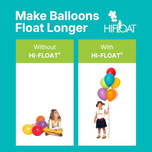 Image of Hi-Float Company Ultra Hi-Float Balloon, 24 oz, Multicolor, with Pump