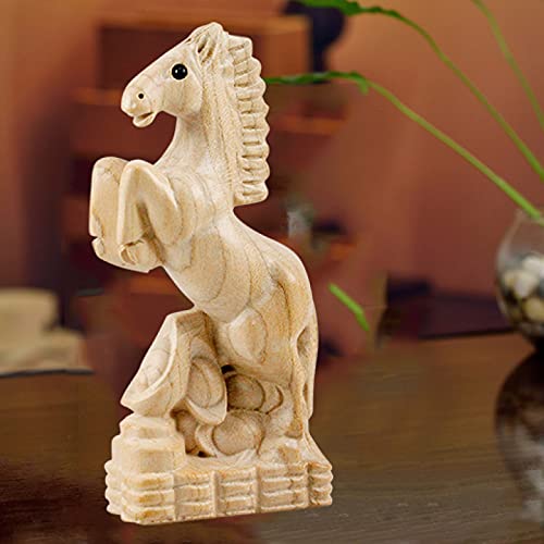 Cheval en céramique décoration maison design épuré pour bureau - 3