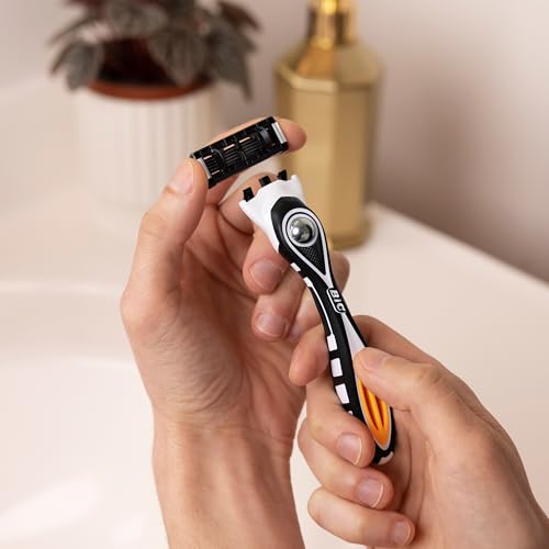 BIC Hybrid 5 Flex Rasoir Rechargeable pour Homme Manche et Recharges 5 Lames en Nanotech Titane - Boîte de 1+3 – vue 9