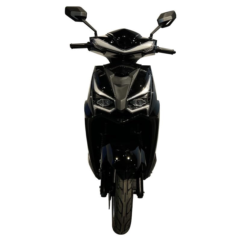 Image of MIOOX 48V 30AH Electric Scooter, 120-140 km Range, 45 km /h Speed, Disc & Drum Brakes, LED Headlight, Comfortable Seat, 3-Year Battery Warranty (Black)