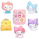 Hamee Hello Kitty and Friends SquiSHU Capsule [Surprise Blind Capsule] [Lovely Ribbon Series] Cute Water Filled Squishy Toy [Birthday Gift Bags, Gift Basket Filler, Stress Relief Toys] - 1 Pc.