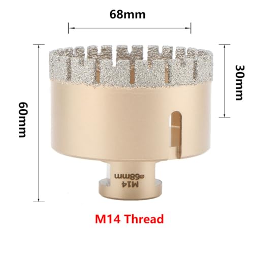 Broca sierra corona 68 mm para taladro miniatura 2