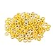 Tool parts 200pcs 7.4 x 13 x 5mm Ferrite Ring Iron Powder for Toroid Cores Yellow White
