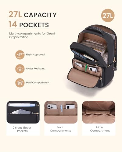 Mochila LOVEVOOK para portátil 15.6 pulgadas negra miniatura 3