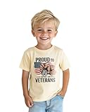 Toddler Memorial Day Shirt for Kids Boys Girls Patriotic T-Shirts Tops American Flag Tee Short Sleeve 2-8 Years