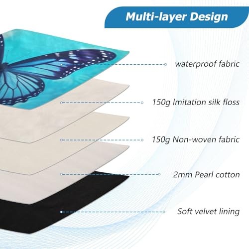 Funda para portátil Blue Butterfly 13-14 pulgadas miniatura 4