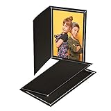 BETTER CRAFTS Cardboard Photo Folder 4x6 - Black (100)