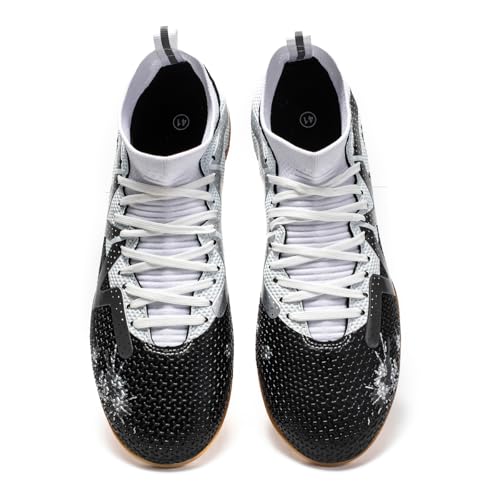 Men's Indoor Flat Bottomed Football Shoes Durable Comfortable Training Non Slip Soccer Sneakers3