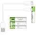 Produktbild Type-C Akkus AAA Lithium Akku mit hoher Kapazität 550 mWh AAA-Akku, konstanter 1,5-V Ausgang, 1,5 Stunden Schnellladung mit 4-in-1-Anschlusskabel Typ 4 mit 4 Stück