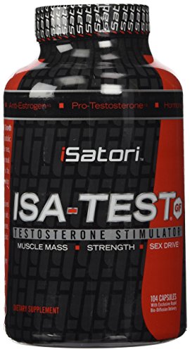 iSatori ISA-TEST GF, Advanced Testosterone Booster For Men, 104 Capsules, Muscle, Strength, and Sexu - //coolthings.us