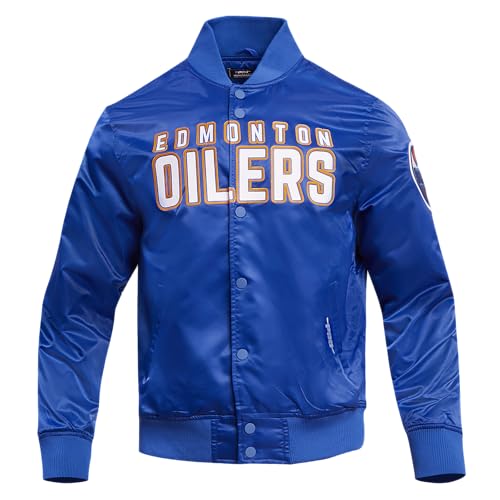 Chaqueta de satén Pro Standard de la NHL con acabados elegantes y brillo exclusivo