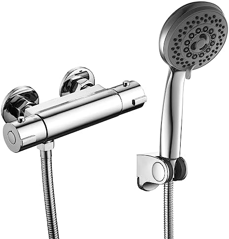 Brass Thermostatic Mixing Valve Constant Water Temperature Shower - View #10