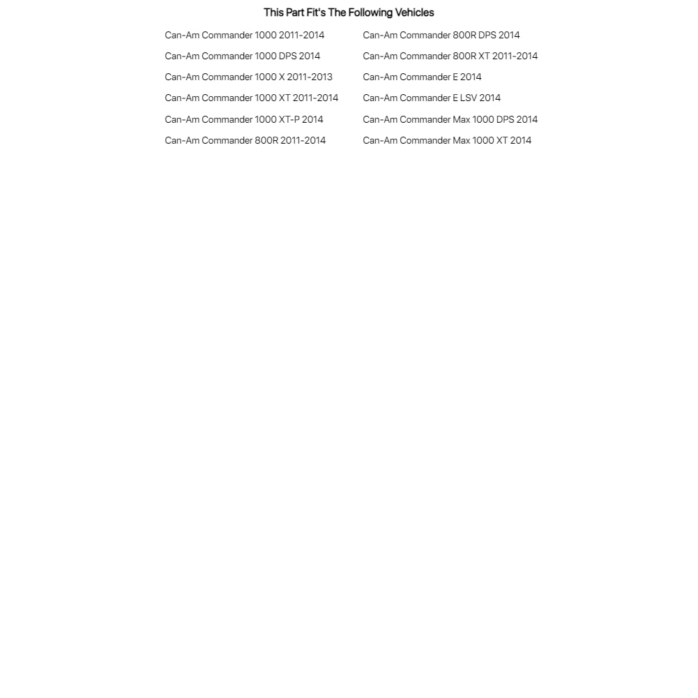 TUSK Electronic Power Steering Kit for Can-Am Commander 1000 XT 2011-2014