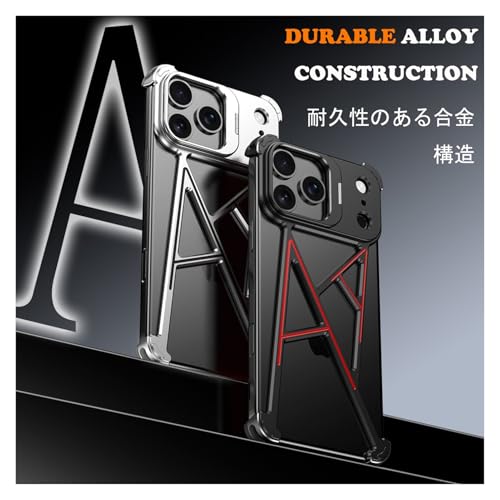 Bumper iPhone 17 Pro métallique avec support discret