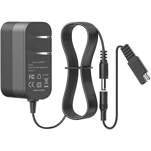 12V Charger for Powerstroke Subaru EA190V Pressure Washer Power Cord for Power Stroke 3100 Psi PS803155E PS8C310E PS80555E 3200 PS906811PH GX390 6800 8500 Generator RY803100 Replacement Power Supply