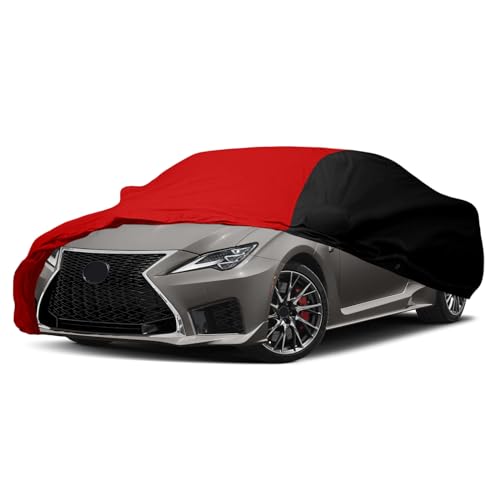 Image of Indoor Car Cover Replace for 2015-2025 Lexus RC300 RC350 F Sport, Luxurious Stretch Satin Ultimate Custom-fit Indoor Breathable Car Cover for Dust-Proof, Underground Garage, Car Show