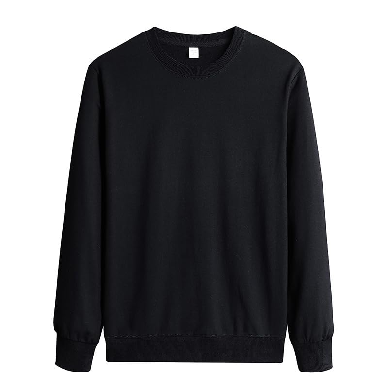 Dninmim Men's Solid Sweater/Long Sleeves Pullover/O-Neck Casual Sportswear3