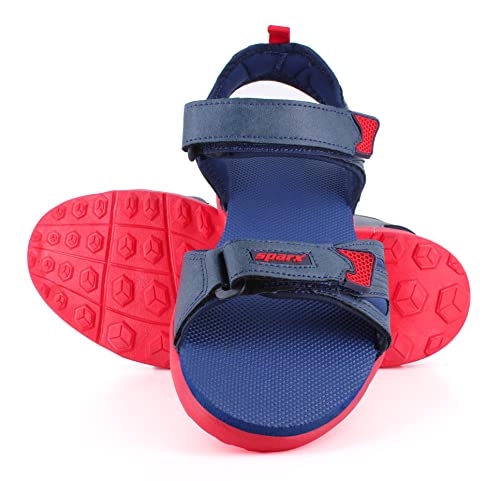 Image of Sparx mens SS 582 | Latest, Daily Use, Stylish Floaters | Blue Sport Sandal - 6 UK (SS 582)