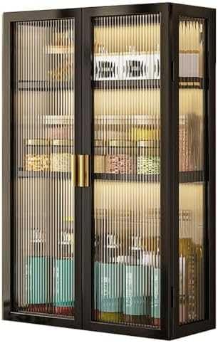 Space Saving Over The Toilet Storage Cabinet – Versatile Hanging Organizer for Bathroom, Kitchen & Living Room – Maximize Storage with Stylish Design