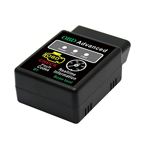 Honeytecs V02H2-1 V1.5 BT 2.0 Interface OBDII Car Scanner Scanner de diagnóstico Ferramenta de leito