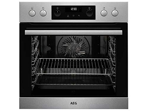 Preisvergleich Produktbild AEG EPB355020M Einbau-Herd / SteamBake mit Feuchtigkeitszugabe / Pyrolyse Selbstreinigung / Touch-Bedienung / Grillfunktion / Display mit Uhr / Kindersicherung