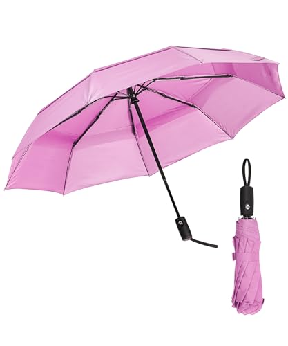 Mr. Pen- Windproof Travel Umbrella, Small Water-Resistant Automatic Folding Umbrella for Rain and Sun, Light, Compact and Portable for Women & Men, Fits Car & Backpack