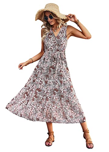Robe vintage fleurie pour vos soirées d'été en terrasse
