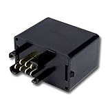 Schalter Last: 0.1-100W Yuquanxin 7 Pin LED-Anzeige Blinkrelais for Suzuki GSXR 650 750 1000 Bandit Dauerhaft (Color : Black)