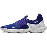 Nike Herren Free Rn Flyknit 3.0 Leichtathletikschuhe, Mehrfarbig (Deep Royal Blue/White/Platinum Tint 000), 42.5 EU