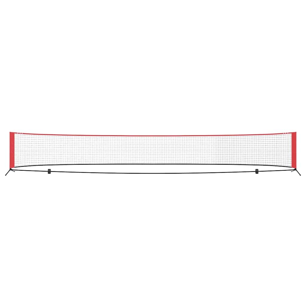 Tennisnetz klappbar mit Tasche 301 x 90.5 x 87 cm Polyester für Garten und Park