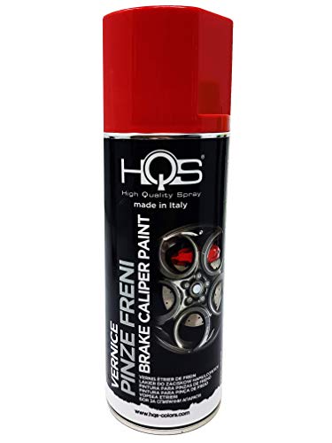 Quattroerre Peinture en spray HQS pour étriers de frein de voiture, rouge, 400 ml