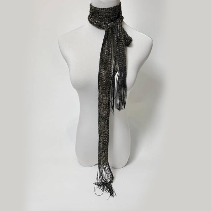 1 Pc Women's Solid Color Tassel Decoration Fashion Scarf2