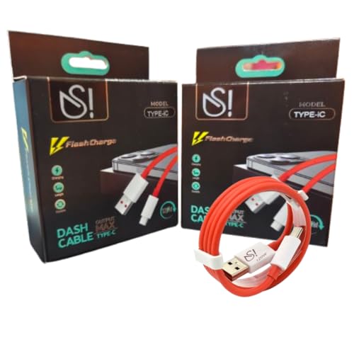 Image of Si Original One plus 30W USB Type C Data Sync Fast Charging Charger Cable for One Plus 12 5G,12r,11,11r,10r,10t,10,10 pro,9 Pro,8,8T,7t,7t Pro,6,5, Nord (30w Type C Cable)