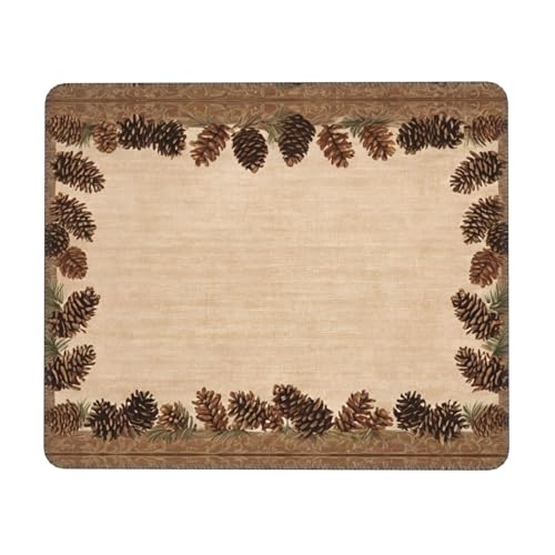 quopvn Tapis de souris lavable avec base en caoutchouc antidérapant pour ordinateur portable