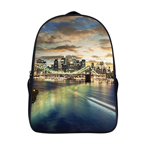 Sac à dos d'école enfants Brooklyn Bridge pour les cours et loisirs
