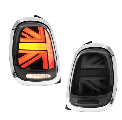 Feux arrière clignotants séquentiels pour F55 F56 F57 bloc optique arrière fumé chrome