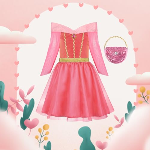 Disfraz de princesa para niñas 3-8 años miniatura 6