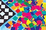 School Smart Spectrum Mosaics - 3/4 inch - Pack of 4000 - Assorted Colors