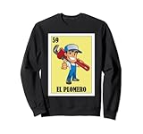 ¿Buscas regalos de bingo mexicano? Comprueba este diseño de El Plomero. Este diseño de lotería de El Plomero refleja el original de las tarjetas de bingo mexicanas. Estas prendas de lotería mexicana son perfectas como regalo. Un regalo de bingo mexicano El Plomero.
