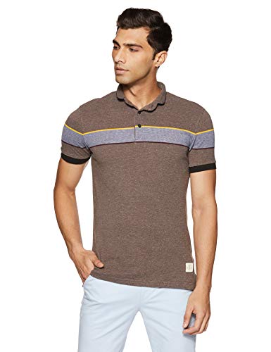 Image of United Colors of Benetton Men's Striped Regular Fit Polo