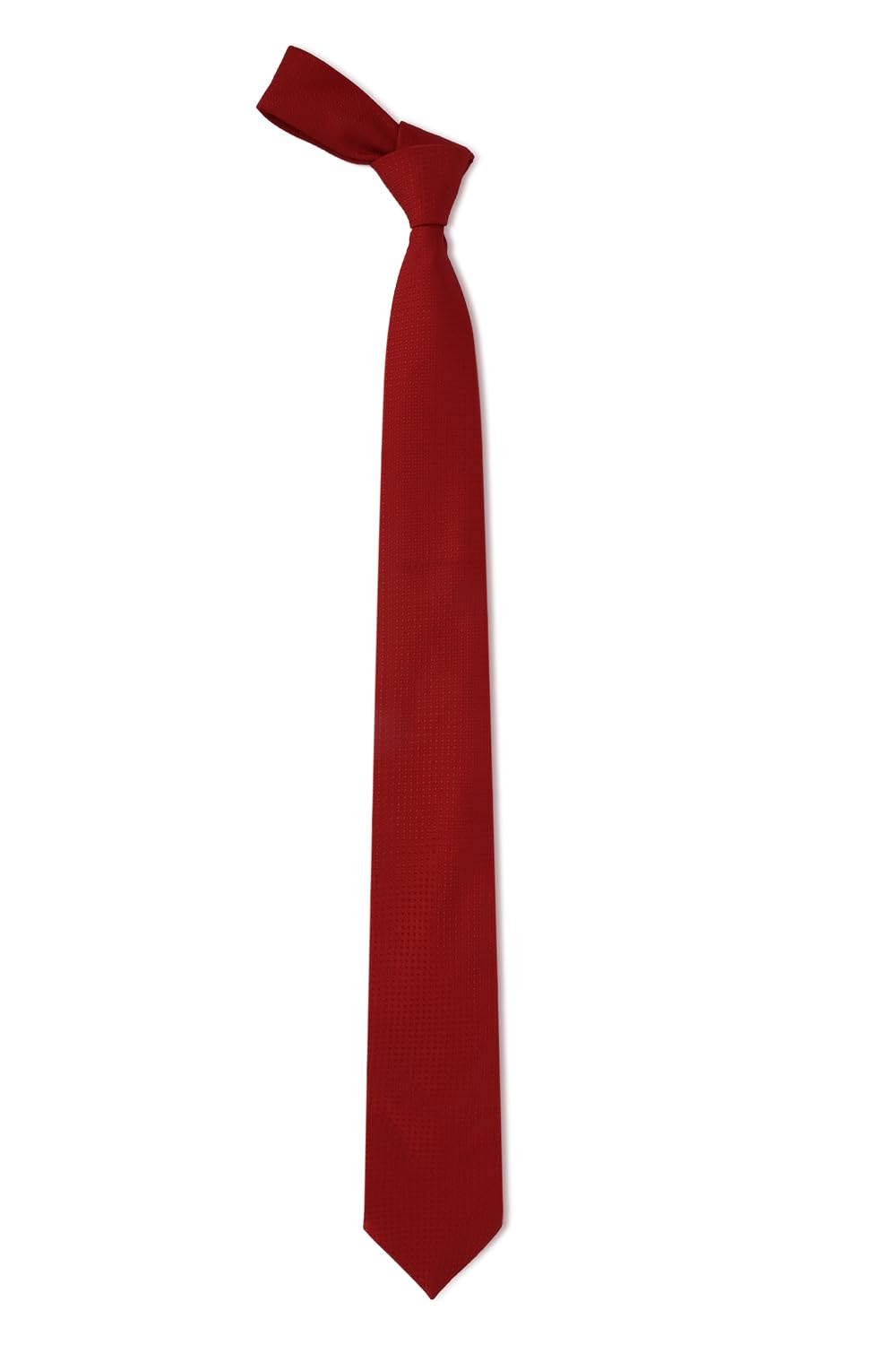 louis philippe Men Red Textured Tie-picture-15