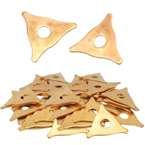 ongfuwu 100PCS Car Dent Puller Rings, Triangular Dent Pulling Straight Washer, Metal Shrink Repair Tool for Automotive Body Welding, Panel Welder Spot Welding Machine Consumables (Triangular)