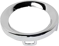 Vista 8 de For Jeep Renegade 2019 2020 2021 Fog Light Trim Driver and Passenger Side Pair Chrome Round ABS Plastic Replacement For CH1038208