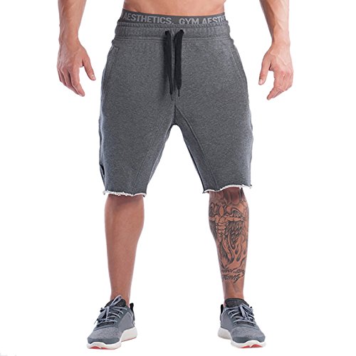 THEE Pantalones Cortos Deportivos de Entrenamiento de Gimnasio para Hombre
