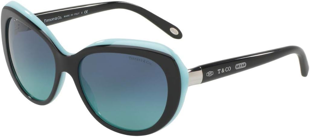Tiffany TF4122 8055/9S Black/Blue TF4122 Cats Eyes Sunglasses Lens Category 3 S,56mm